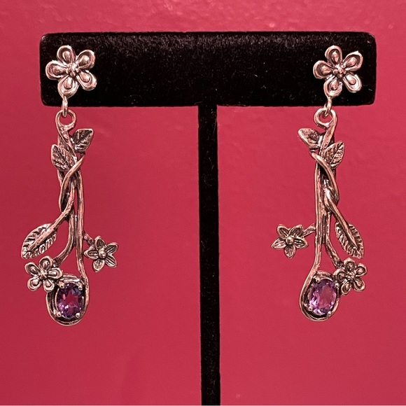 Or Paz Jewelry - Or Paz 925 Sterling Silver Flower Drop Earrings